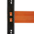 Multipurpose Freestanding Shelving Unit - Black/Orange - Up to 320Kg UDL Per Shelf - H1800 x W900 x D500 mm