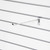 12-inch Single Prong Slatwall Hook - 300mm