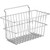 Chrome Wire Basket for Slatwall - H152 x W304 x D152mm