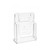 Clear Leaflet Holder/Dispenser for Slatwall