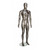 Trance Faceless Mannequin 04 - Male - Gloss Pewter - Eco-Friendly Plastic