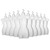 10 x White Frosted Hanging Body Forms - Female - H870mm
