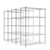 3 x 5 Tier Heavy Duty Chrome Wire Shelving Units - H1800 x D450mm