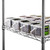 3 x 5 Tier Heavy Duty Chrome Wire Shelving Units - H1800 x D450mm