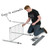 4 Tier Chrome Wire Shelving Unit - H900 x W750 x D350mm 4 Tier Chrome Wire Shelving Unit - H900 x W750 x D350mm