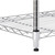 3 Tier Chrome Wire Shelving Unit - H1200 x D450mm