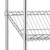 4 Tier Chrome Wire Shelving Unit with Slanted Shelves - H1600 x D450mm