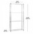 4 Tier Chrome Wire Shelving Unit - H1800 x D350mm