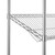 5 Tier Chrome Wire Shelving Unit with Slanted Shelves - H1800 x D450mm