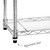 6 Tier Narrow Chrome Wire Shelving Unit - H1800 x D350mm