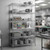 6 Tier Narrow Chrome Wire Shelving Unit - H1800 x D350mm