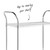 3 Tier Chrome Wire Shelf Trolley with Handles - H960 x W900 x D450mm