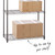 5 Tier Narrow Carbon Grey Shelving Unit - H1800 x W900 x D350mm