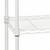 5 Tier Light Duty White Wire Shelving Unit - H1500 x W750 x D350mm