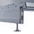 Silver End Bay for Retail Shelving Gondola Bays - H1400 x W1000 x D500mm