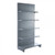 Silver Plain Back Panel for Retail Shelving Units - W1250mm