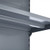 Silver Shelf for Retail Shelving Units (No Brackets) - W1250mm