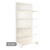 Jura White Retail Shelving Modular Wall Unit - 4 x 370mm Shelves - H1800mm