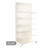 Jura White Retail Shelving Modular Wall Unit - 5 x 370mm Shelves - H1800mm