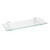 Toughened Glass Shelf and Slatwall Brackets - W600mm Toughened Glass Shelf and Slatwall Brackets - W600mm