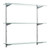 Chrome & Glass Twin Slot Shelving Kit - 3 Shelves