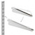 Chrome & Glass Twin Slot Shelving Kit - 3 Shelves