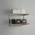 Chrome & Oak Twin Slot Shelving Kit - 2 Shelves
