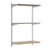 Chrome & Oak Twin Slot Shelving Kit - H1000mm - 3 Shelves