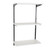 Black & White Steel Twin Slot Shelving Kit - W1000mm - 3 Shelves