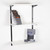 Black & White Steel Twin Slot Shelving Kit - W1000mm - 3 Shelves