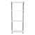 Black & White Twin Slot Shelving Kit - H1600mm - 4 Shelves Black & White Twin Slot Shelving Kit - H1600mm - 4 Shelves