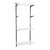 Black & White Twin Slot Shelving Kit - H1600mm - 4 Shelves Black & White Twin Slot Shelving Kit - H1600mm - 4 Shelves