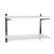 Black & White Twin Slot Shelving Kit - H430mm - 2 Shelves Black & White Twin Slot Shelving Kit - H430mm - 2 Shelves