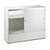 White Shop Counter With 1/4 Glass Display and Corner Display Unit Bundle