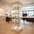 Skyline 360 Frameless Tower Showcase - All Glass Display - Single Door