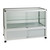 Glass Display Counter With or Without Mini Spotlights with 1 Glass Shelves - Contour Range