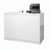 Aura White Shop Counter with Storage