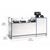 Shop Counter With Till Point - Glass Top And Storage - Aura Range