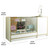 Shop Counter With Till Point 2 Glass Shelves and Storage - Aura Range