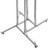 3 x Chrome Clothes Rail Display Stand - 4 Sloping Arms