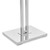 Chrome Clothes Rail Display Stand - 2 Straight Arms