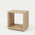 Oak Cube Shelving Display Unit - 1 x 1