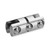 Chrome Double Panel Clips - 6mm Capacity