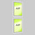Accent Bevelled Edge LED Light Panel Cable Kit - A2 Portrait