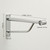 Heavy Duty Chrome Support Arm For up to 25mm Diameter tube - Wall fix Heavy Duty Chrome Support Arm For up to 25mm Diameter tube - Wall fix