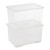 5 x 60L Clear Storage Boxes