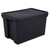 62L Black Recycled Heavy Duty Storage Box