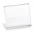 Pack of 10 Clear Acrylic Label Holder - H40 x W50 x D30mm