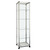 Glass Display Cabinet Tower with 4 Shelves - Contour Range