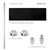 Alcove Wall-Mounted Wooden Shelf with Hanging Rail - W900mm